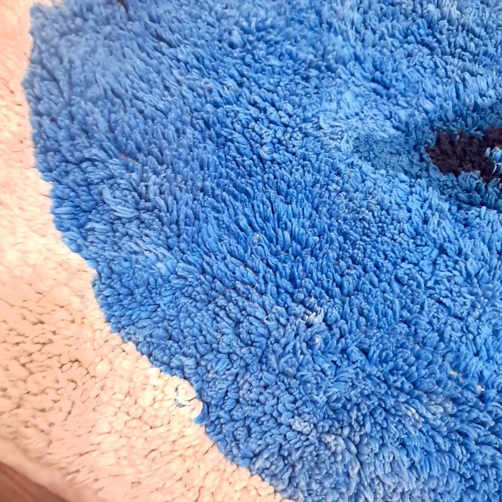 Disney Pixar Finding Nemo Dory Bath Mat rug fish Jay Franco blue white cotton